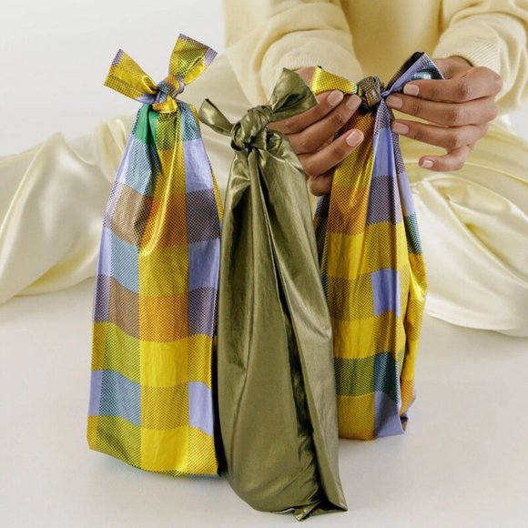 NWOT Wine Baggu - Madras Metallic (Warm Metallics) - Picture 8 of 8